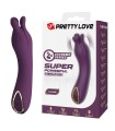 PRETTY LOVE - LUNAO RECHARGEABLE VIBRATOR 10 FUNCTIONS PURPLE