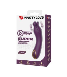 PRETTY LOVE LUNAO RECHARGEABLE VIBRATOR 10 FUNCTIONS PURPLE