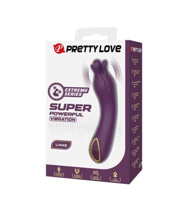 PRETTY LOVE LUNAO RECHARGEABLE VIBRATOR 10 FUNCTIONS PURPLE