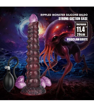 POWER MONSTERS VOIDCLAW BRUTE BICOLOR INFLATABLE FANTASY SILICONE DILDO 29 CM O 57 CM