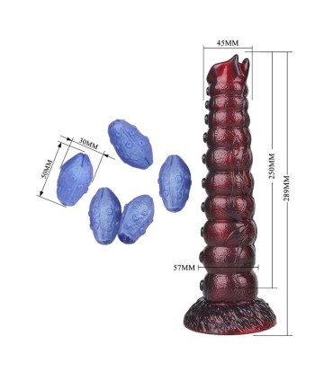POWER MONSTERS VOIDCLAW BRUTE BICOLOR INFLATABLE FANTASY SILICONE DILDO 29 CM O 57 CM