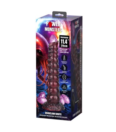 POWER MONSTERS VOIDCLAW BRUTE BICOLOR INFLATABLE FANTASY SILICONE DILDO 29 CM O 57 CM