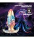 POWER MONSTERS EBON LEVIATHAN TRICOLOR INFLATABLE FANTASY ANAL PLUG 18 CM