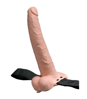 FETISH FANTASY SERIES ARNES AJUSTABLE PENE REALISTICO CON TESTICULOS RECARGABLE Y VIBRADOR 23 CM