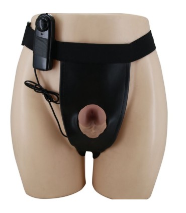 PRETTY LOVE HARNESS BRIEFS CON VIBRACION DILDO INCLUIDO
