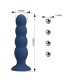 MR PLAY ANAL PLUG WITH 4 METAL BALLS AND SUCTION CUP BLUE