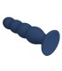 MR PLAY ANAL PLUG WITH 4 METAL BALLS AND SUCTION CUP BLUE