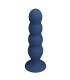 MR PLAY ANAL PLUG WITH 4 METAL BALLS AND SUCTION CUP BLUE