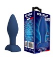 MR PLAY - TAPERED SILICONE ANAL PLUG BLUE S