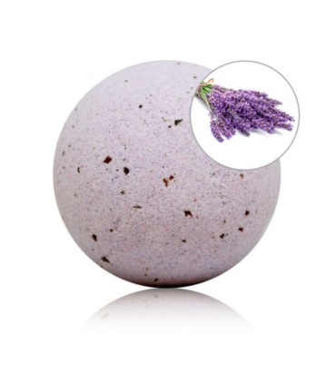 TALOKA LAVENDER SCENTED BATH BOMB WITH ROSE PETALS