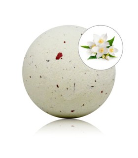 TALOKA JASMINE SCENTED BATH BOMB WITH ROSE PETALS