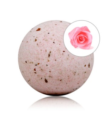 TALOKA ROSES SCENTED BATH BOMB WITH ROSE PETALS