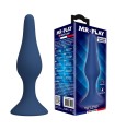 MR PLAY - TAPERED SILICONE ANAL PLUG BLUE XL