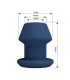 MR PLAY JACK BLUE SILICONE HOLLOW ANAL PLUG SIZE M