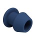 MR PLAY JACK BLUE SILICONE HOLLOW ANAL PLUG SIZE M