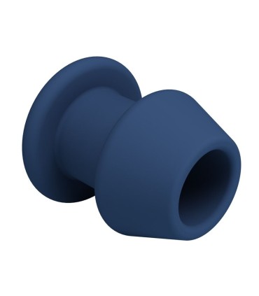 MR PLAY JACK BLUE SILICONE HOLLOW ANAL PLUG SIZE M