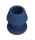 MR PLAY JACK BLUE SILICONE HOLLOW ANAL PLUG SIZE M
