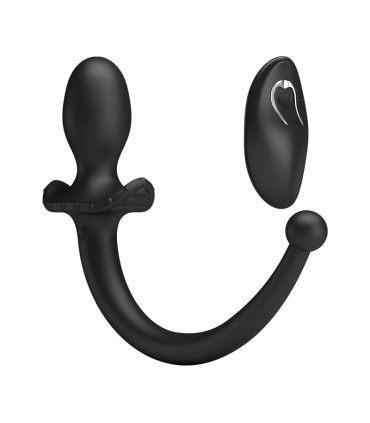 MR PLAY WIRELESS REMOTE CONTROL ANAL AND PERINEUM VIBRATOR BLACK