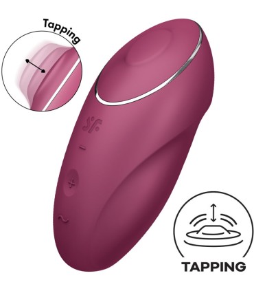 SATISFYER TAP CLIMAX 1 VIBRADOR LAY ON ROJO