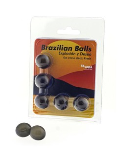 TALOKA 5 BRAZILIAN BALLS FRESH EFFECT EXCITING GEL