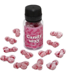 DIABLO PICANTE CANDY SEXY JAR OF 12 STRAWBERRY CHERRY FLAVOR GUMMIES