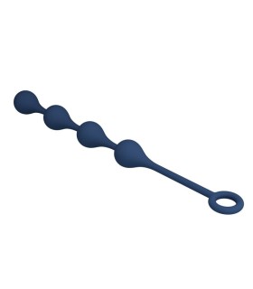 MR PLAY BLUE SILICONE ANAL BEADS SIZE M 33 CM