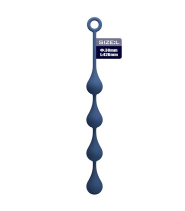 MR PLAY BLUE SILICONE ANAL BEADS SIZE L 426 CM