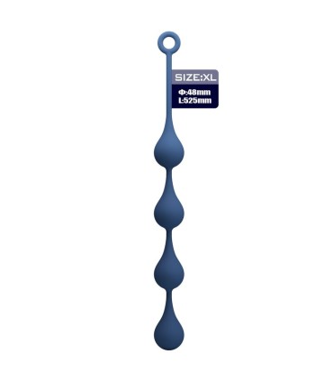 MR PLAY BLUE SILICONE ANAL BEADS SIZE XL 525 CM