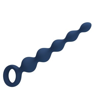 MR PLAY BLUE SILICONE ANAL BEADS ANAL PLUG 204 CM