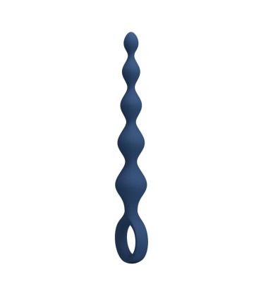 MR PLAY BLUE SILICONE ANAL BEADS ANAL PLUG 204 CM