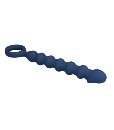 MR PLAY BLUE SILICONE ANAL BEADS ANAL PLUG O 34 CM 285 CM