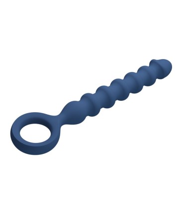 MR PLAY BLUE SILICONE ANAL BEADS ANAL PLUG O 34 CM 285 CM
