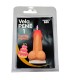 DIABLO PICANTE PENIS CANDLE IN THE SHAPE OF THE NUMBER 1 FLESH COLOR