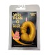 DIABLO PICANTE PENIS CANDLE IN THE SHAPE OF THE NUMBER 0 GOLD COLOR