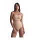 BYE BRA SOFT TOUCH SEAMLESS HIGH WAIST THONG BEIGE SIZE M