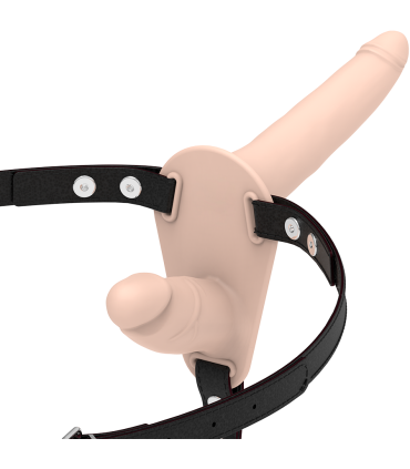 FETISH SUBMISSIVE HARNESS DOBLE PENETRACION FLESH