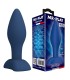 MR PLAY TAPERED SILICONE ANAL PLUG BLUE L