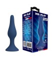 MR PLAY - BLUE SILICONE SLIM ANAL PLUG SIZE S