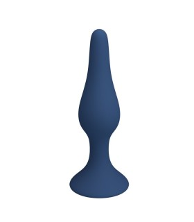 MR PLAY BLUE SILICONE SLIM ANAL PLUG SIZE S