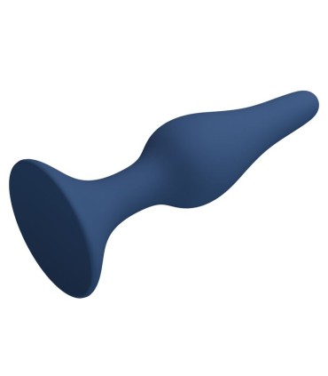 MR PLAY BLUE SILICONE SLIM ANAL PLUG SIZE S