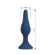 MR PLAY BLUE SILICONE SLIM ANAL PLUG SIZE S