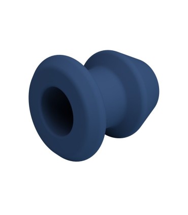 MR PLAY JACK BLUE SILICONE HOLLOW ANAL PLUG SIZE S