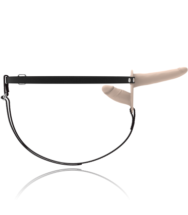 FETISH SUBMISSIVE HARNESS DOBLE PENETRACION VIBRADOR FLESH UP