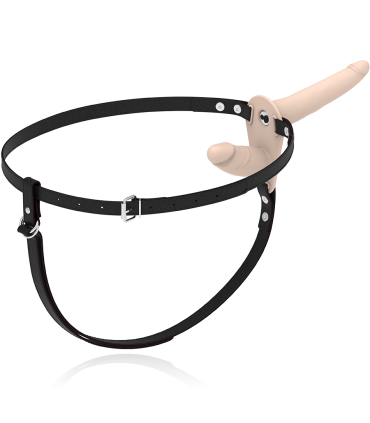 FETISH SUBMISSIVE HARNESS DOBLE PENETRACION VIBRADOR FLESH UP