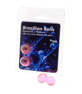 TALOKA 2 BRAZILIAN BALLS REFRESH VIBRATING EFFECT EXCITING GEL