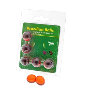 TALOKA 5 BRAZILIAN BALLS STRAWBERRY CHOCOLATE INTIMATE GEL