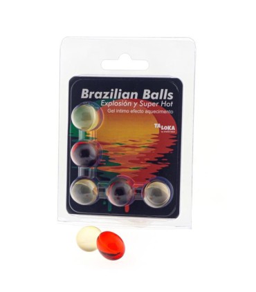 TALOKA 5 BRAZILIAN BALLS SUPER HOT EFFECT EXCITING GEL