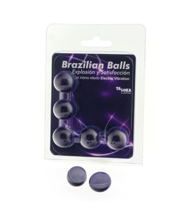TALOKA 5 BRAZILIAN BALLS ELECTRIC VIBRATING EFFECT EXCITING GEL