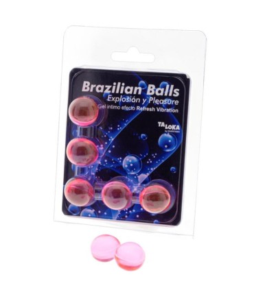 TALOKA 5 BRAZILIAN BALLS REFRESH VIBRATING EFFECT EXCITING GEL