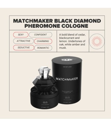EYE OF LOVE MATCHMAKER BLACK DIAMOND LGBTQ PERFUME PHEROMONES FOR HIM 30 ML